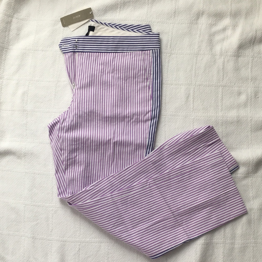 NWT J. Crew Campbell capri in double seersucker